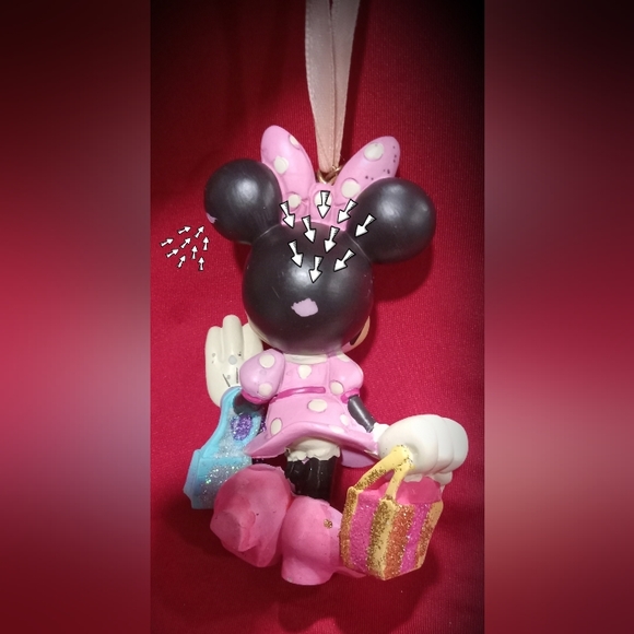 Disney 2013 Sketchbook Christmas Tree MINNIE MOUSE SHOPPING ORNAMENT - Picture 5 of 5